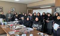 دیدارو تبریک مدیرکل امور اداری، به مناسبت روز زن با همکاران خانم